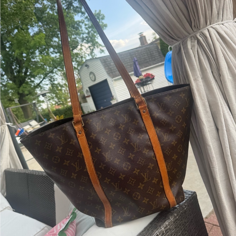 Louis Vuitton Brown Monogram Tote - Picture 13 of 14